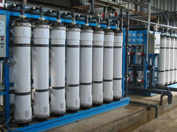 Columna lavable de la membrana de la fibra del hueco del sistema de la ultrafiltración de Pvdf